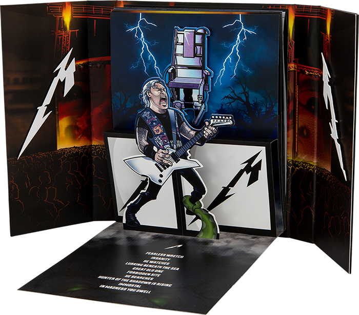 James Hetfield : The Thing That Should Not Be Pop-Up Book Concept by Lethal Digital.