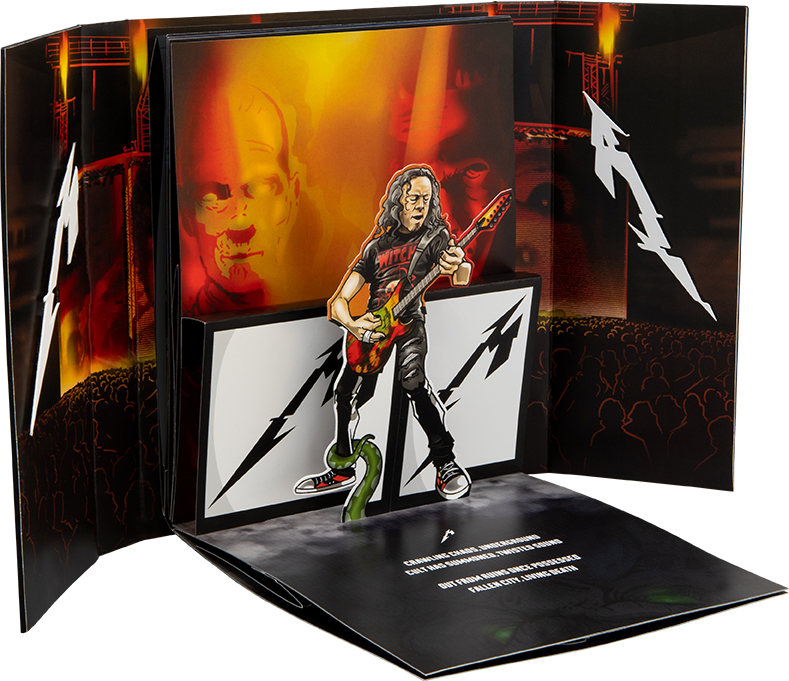 Kirk Hammett : The Thing That Should Not Be Pop-Up Book Concept by Lethal Digital.