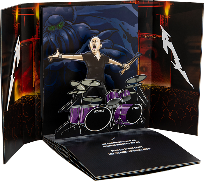 Lars Ulrich : The Thing That Should Not Be Pop-Up Book Concept by Lethal Digital.