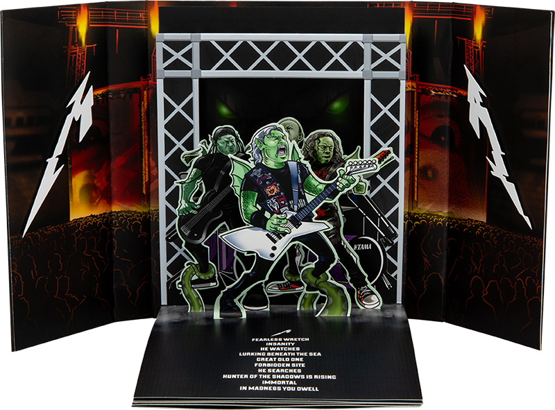 Metallica : The Thing That Should Not Be Pop-Up Book Concept by Lethal Digital.